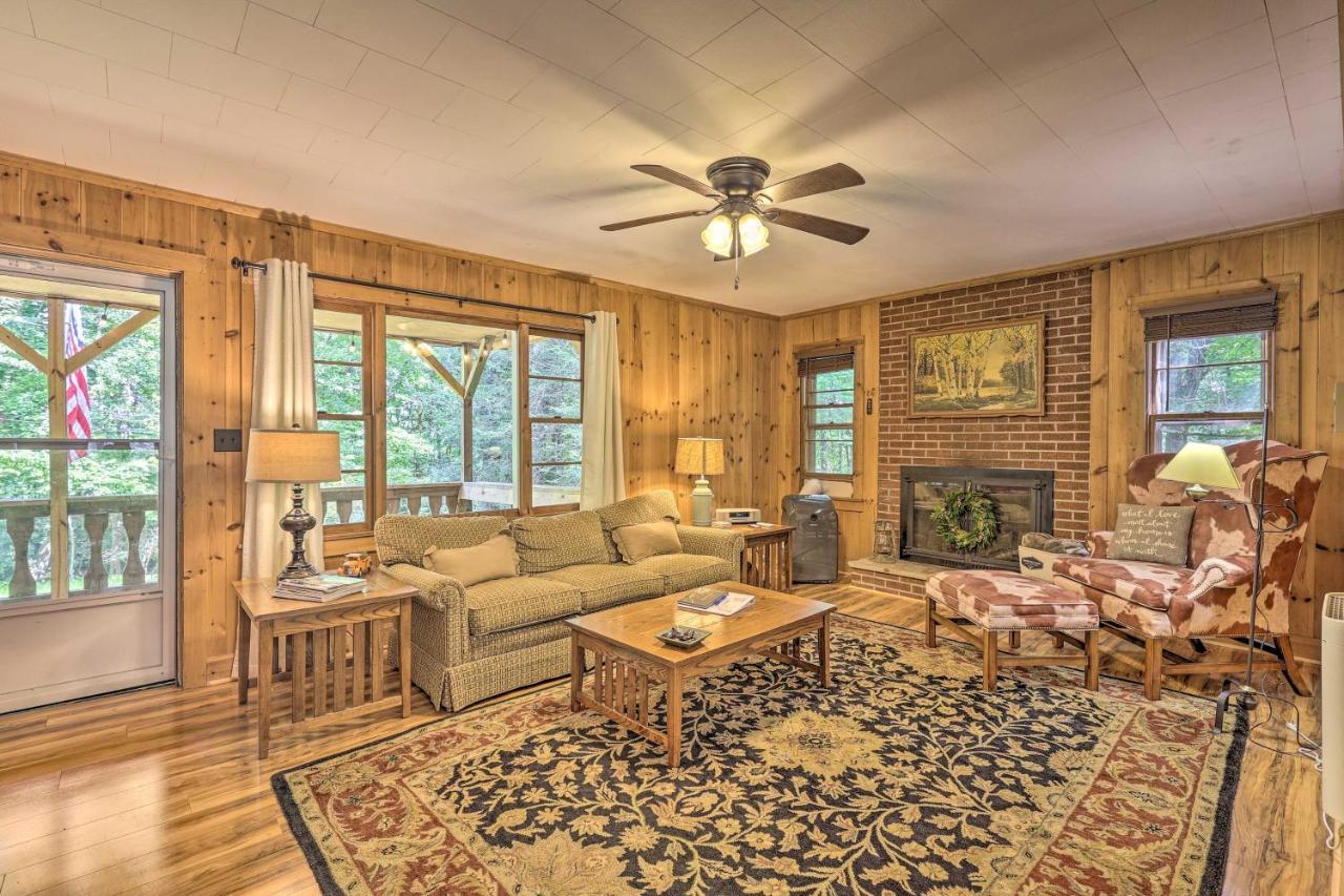 Villa Peaceful Roaring Gap Retreat With Fire Pit And Patio! Exterior foto